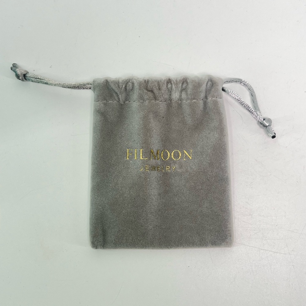 Filmoon Gold Plated Stackable Ring With Rhinestones Size 8 Eight - Picture 5 of 7